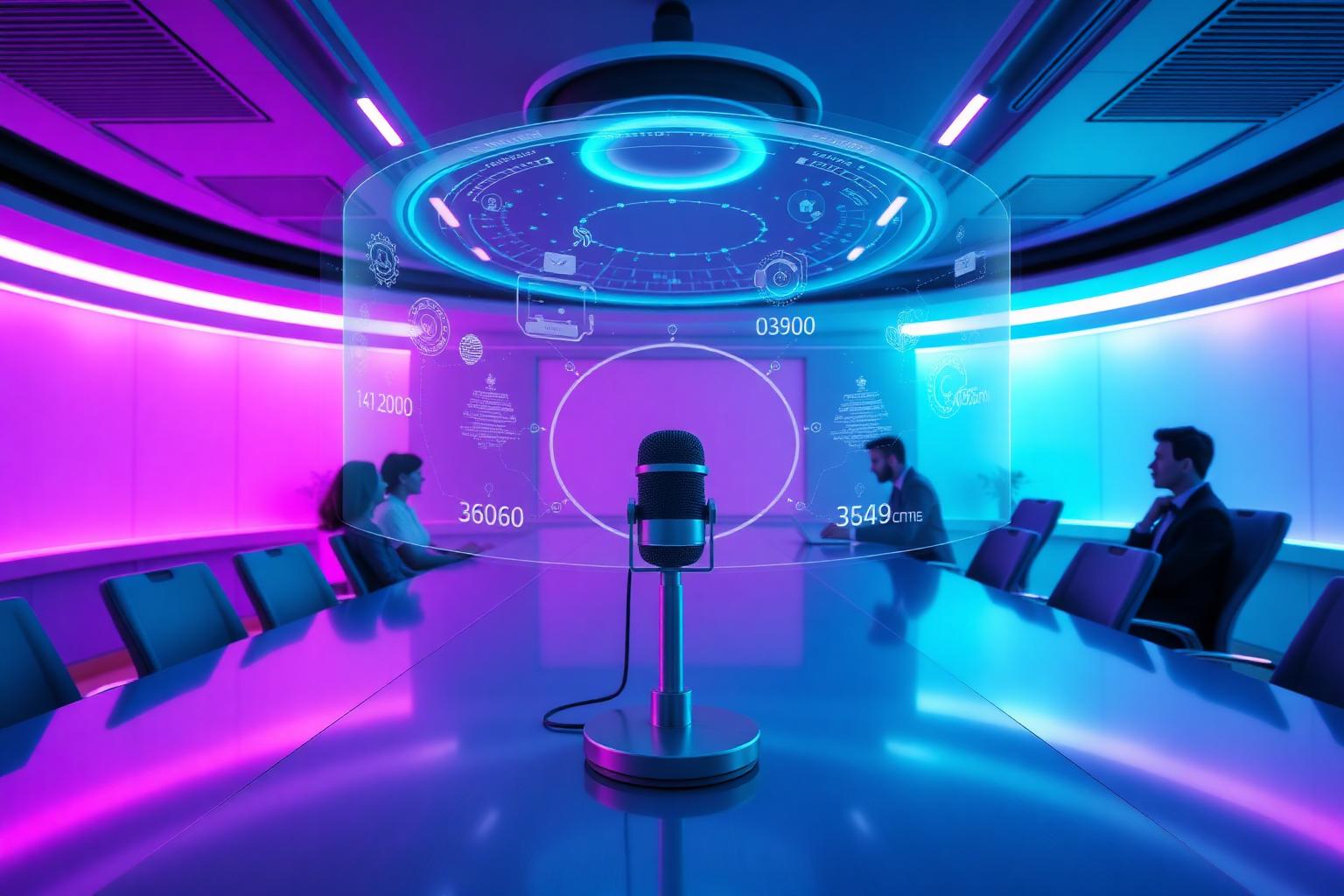 Sala de reuniones inteligente con IA